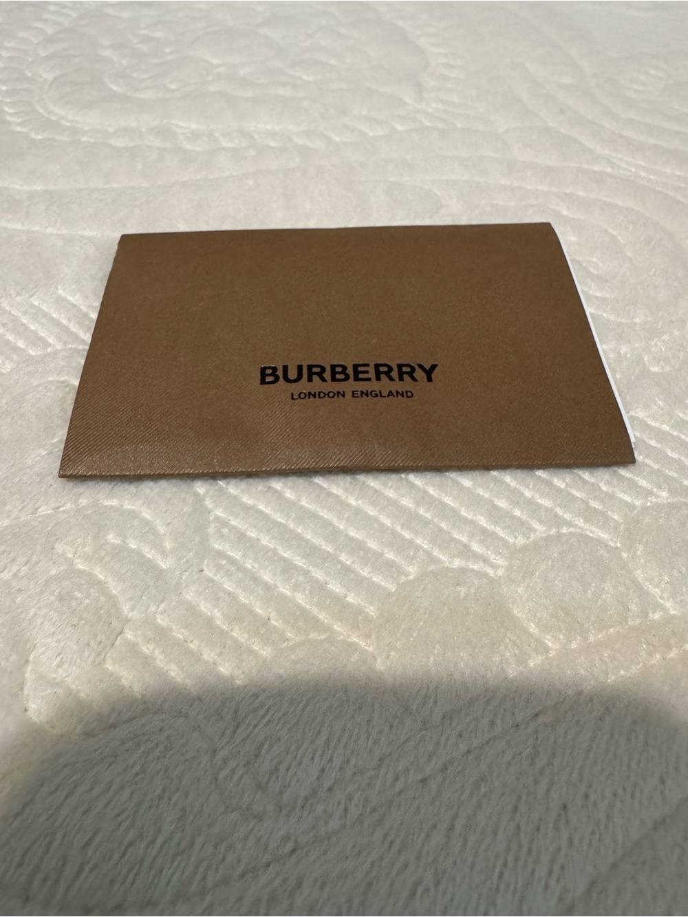 Burberry Brown Checked Canvas Knit Tote with Leather Trim - Picture 7 of 7